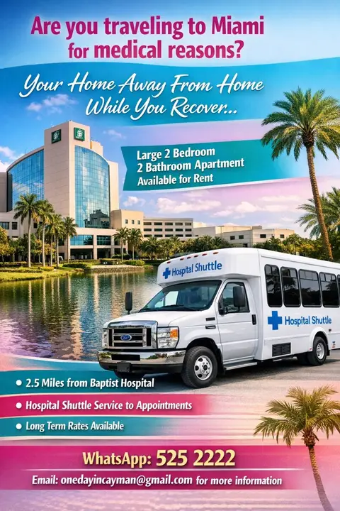 Miami Apartment Near Baptist Hospital for Rent