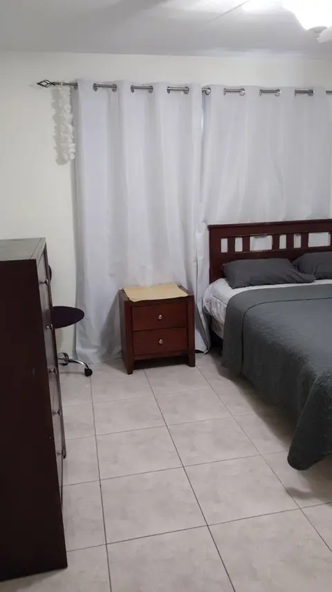 One bedroom, shared bathroom with one male. Available now. Call on Whatsapp 804-790-9594 for more details
