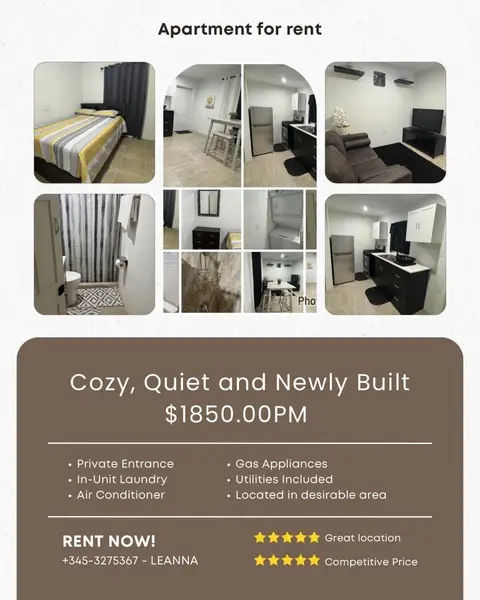 Apartment for Rent - May 1st 2026