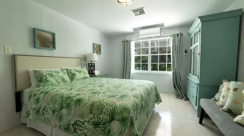Spacious bedroom with private bathroom